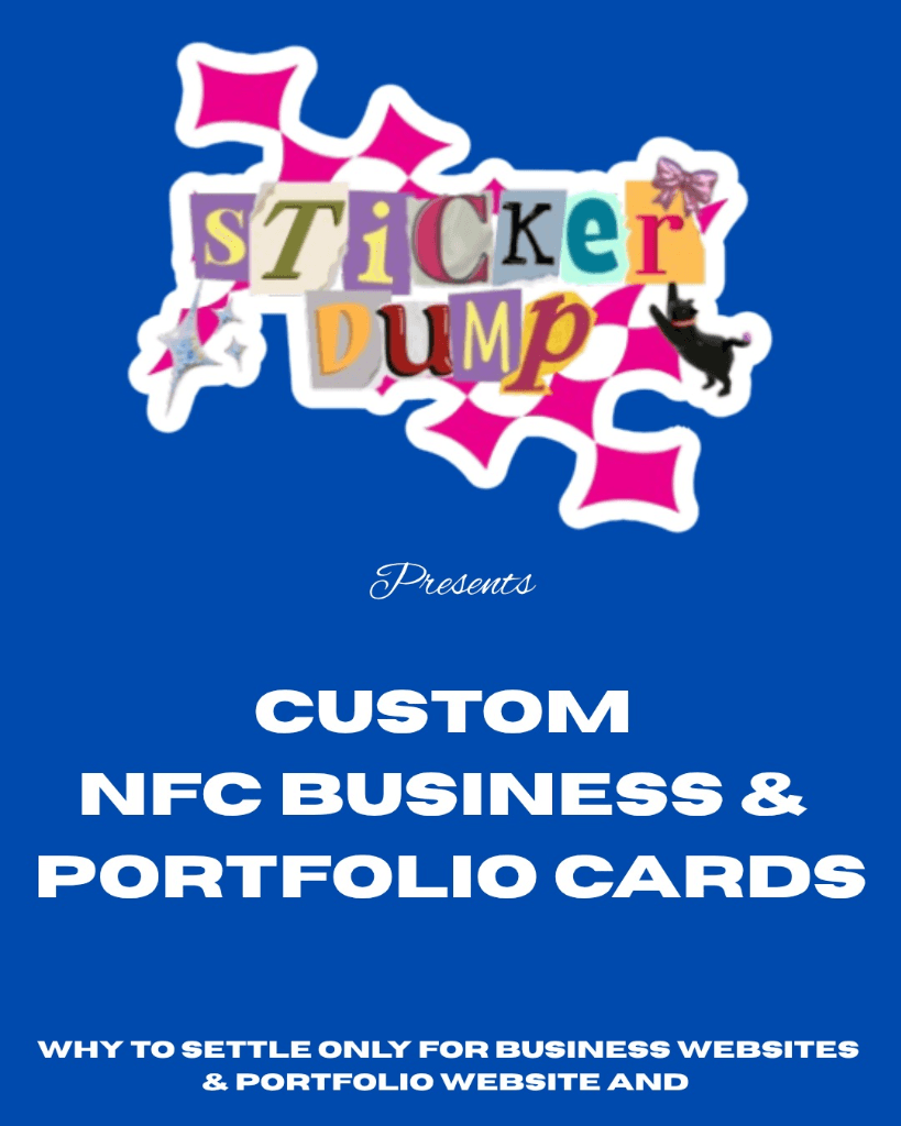StickerDump custom NFC cards announcement
